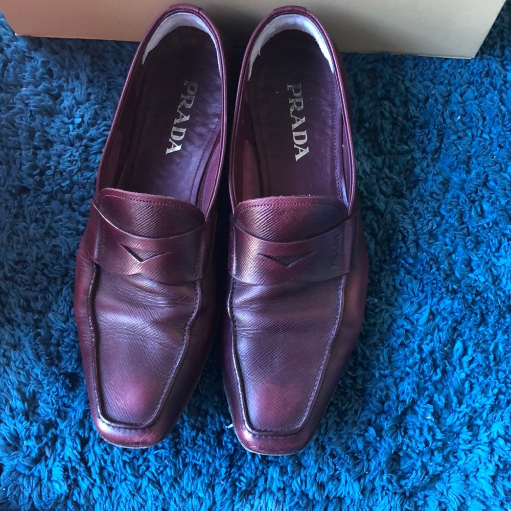 Worn Prada shoes